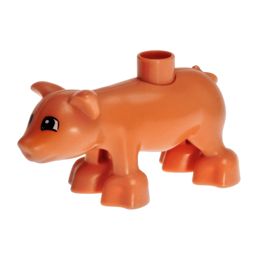 Фігурка Lego Animals Pig Adult Duplo pig03pb01 Б/У - Retromagaz