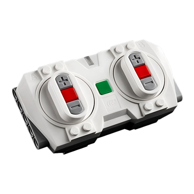 Электрика Lego Пульт Powered Up Bluetooth Speed Remote Control Unit 35533c01 35534c01 28739 6214560 6353152 White Б/У - Retromagaz