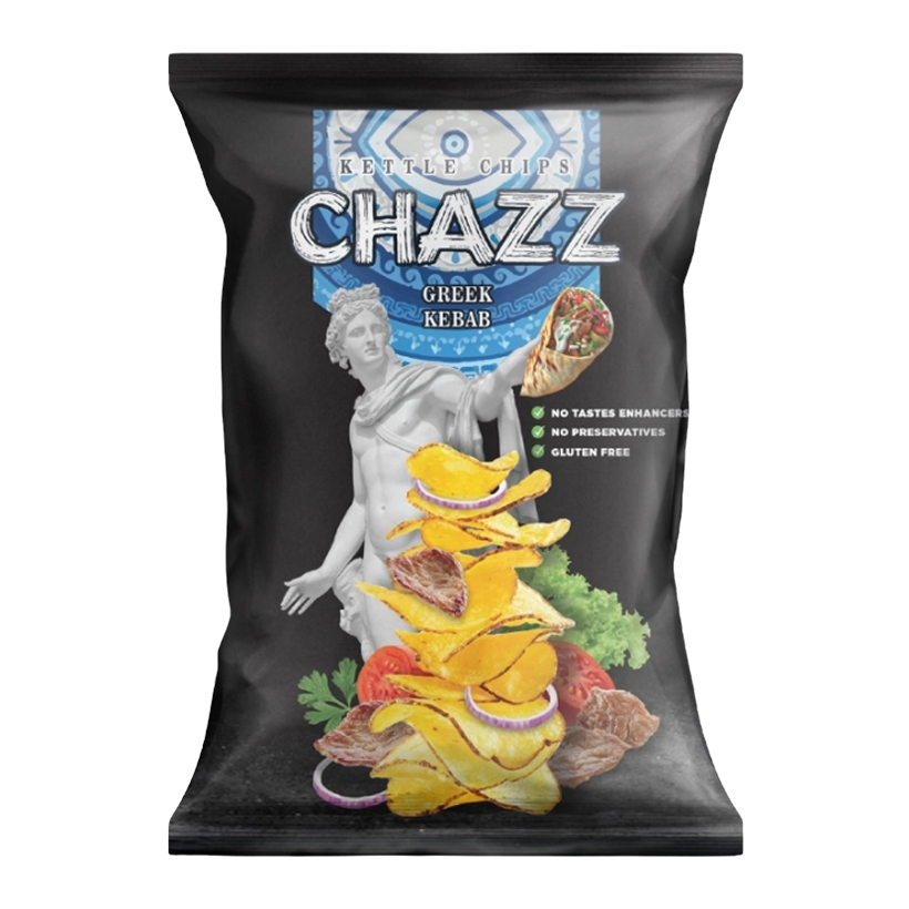 Чипсы Chazz Greek Kebab 90g - Retromagaz