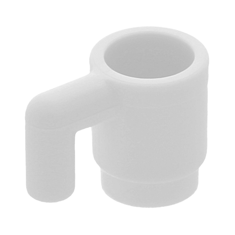 Посуда 4шт Lego Cup 3899 6264 28655 4215140 White Б/У - Retromagaz