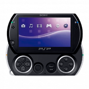 Консоль Sony PlayStation Portable Go PSP-N1xxx Модифікована 16GB Black + 5 Вбудованих Ігор Б/У - Retromagaz