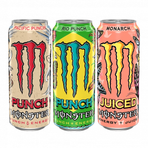Набір Тропічний Bundle (Напій Енергетичний Monster Energy Juice Rio Punch + Pacific Punch + Juiced Monarch) Набір Тропічний Bundle (Напій Енергетичний Monster Energy Juice Rio Punch + Pacific Punch + Juiced Monarch) - Retromagaz