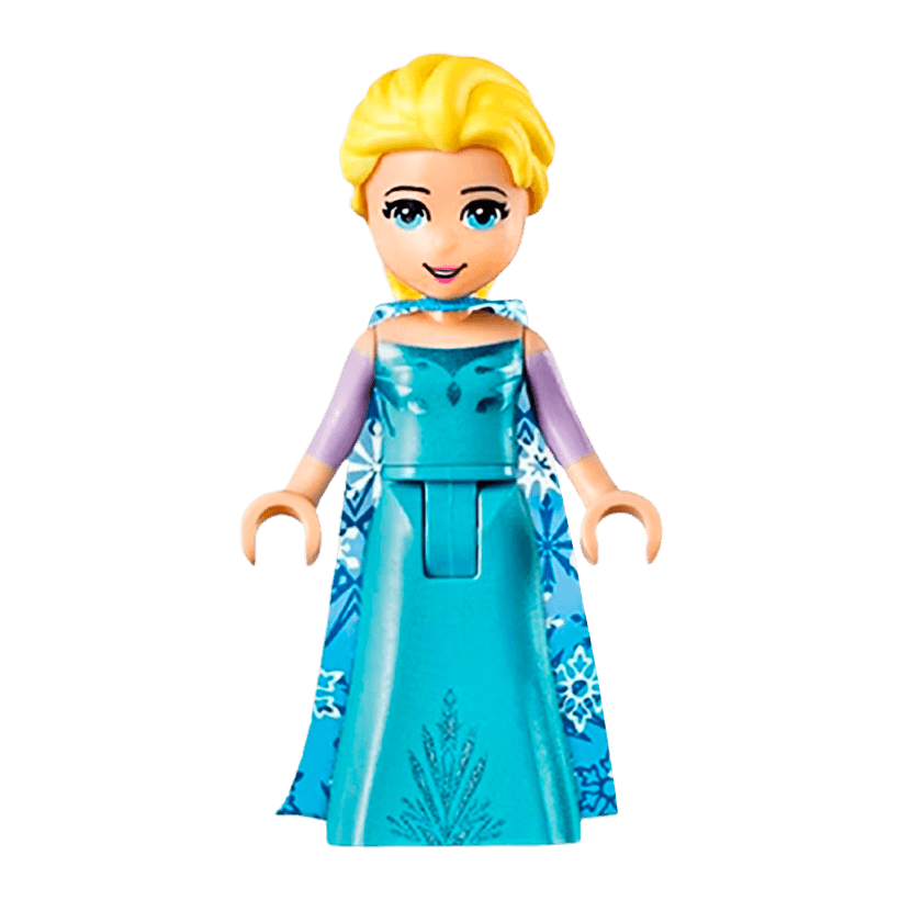 Фігурка Lego Disney Elsa Medium Blue Long Narrow Cap Friends dp076 Б/У - Retromagaz