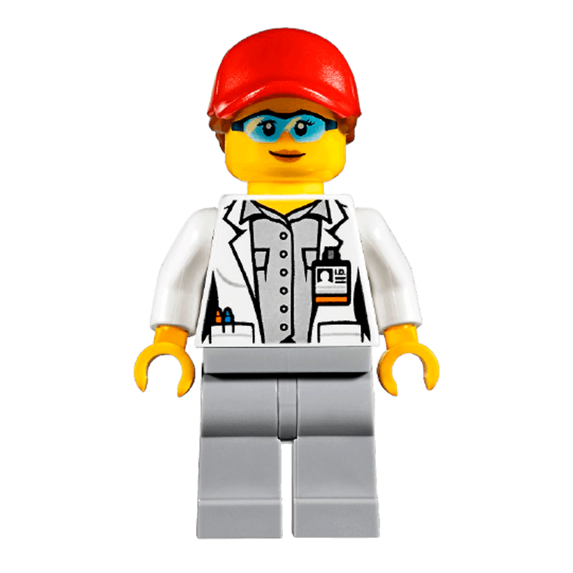 Фигурка Lego Space Port 973pb2505 Scientist Female City cty1069 Б/У - Retromagaz