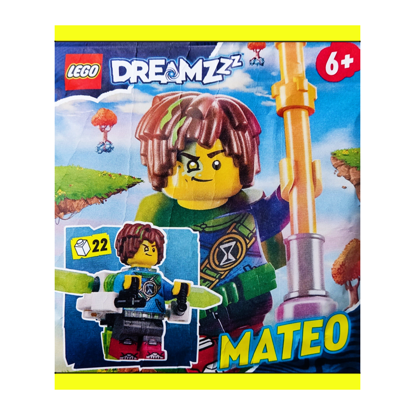 Конструктор Lego Фігурка Mateo with Jet Pack Paper Bag DREAMZzz 552402 drm044 Новий - Retromagaz