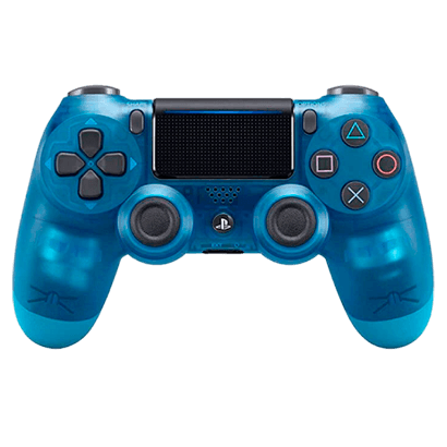 Геймпад Бездротовий Sony PlayStation 4 DualShock 4 Version 2 Crystal Clear Blue Б/У - Retromagaz