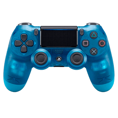 Геймпад Бездротовий Sony PlayStation 4 DualShock 4 Version 2 Crystal Clear Blue Б/У - Retromagaz