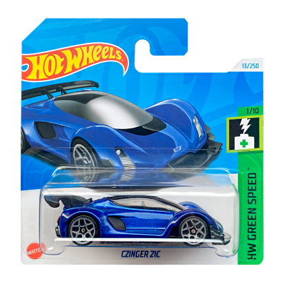 Машинка Базовая Hot Wheels Czinger 21C Green Speed 1:64 HRY49 Blue - Retromagaz