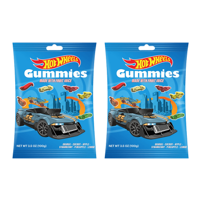 Набір Цукерки Жувальні 2шт Hot Wheels Gummies 100g - Retromagaz