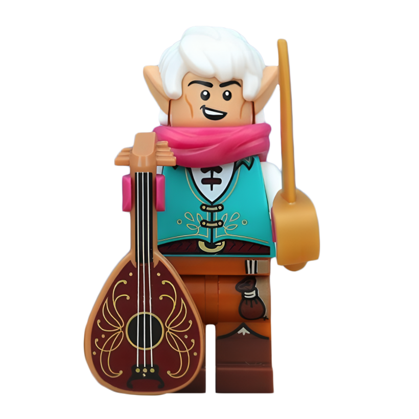 Фигурка Lego Dungeons & Dragons Elf Bard Games 71047 coldnd09 coldnd-9 Новый - Retromagaz