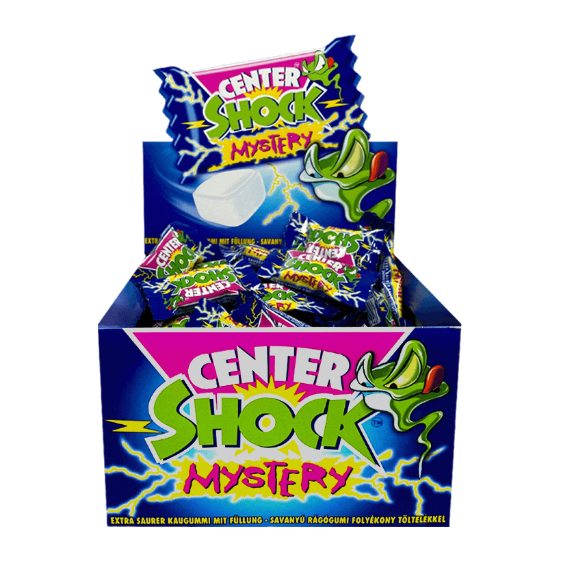 Набір Жувальна Гумка 100шт Center Shock Mystery 4g - Retromagaz