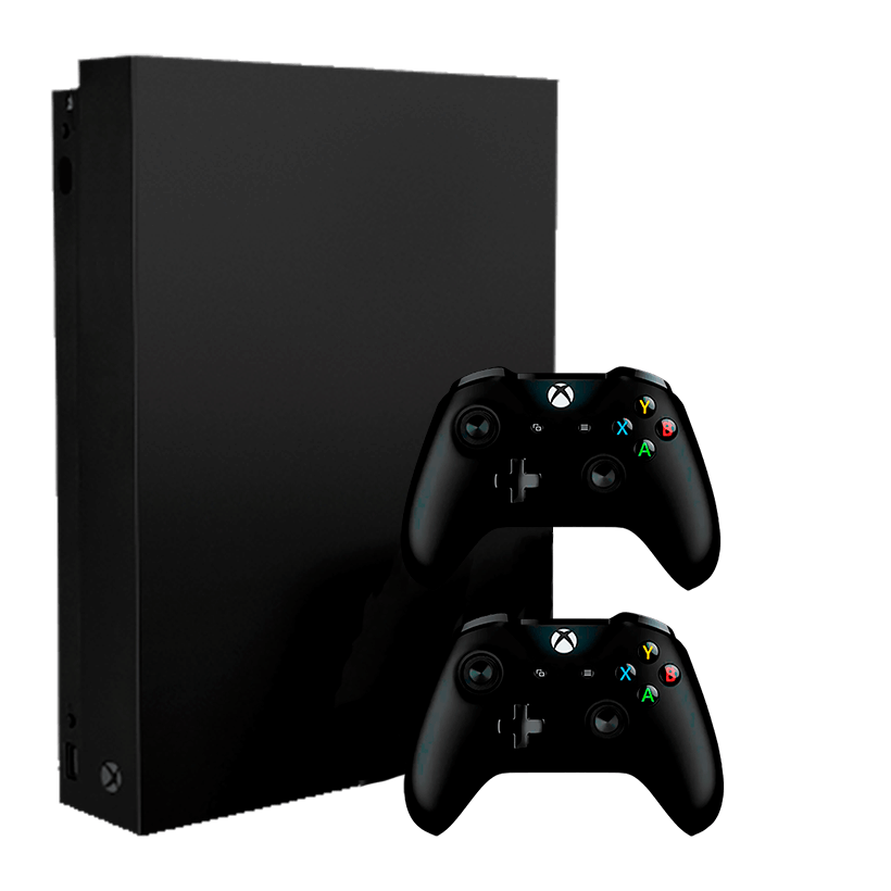 Набор Консоль Microsoft Xbox One X 1TB Black Б/У  + Геймпад Беспроводной Version 2 - Retromagaz