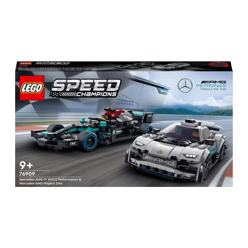 Конструктор Lego Mercedes-AMG F1 W12 E Performance & Mercedes-AMG Project One Speed Champions 76909 Новий - Retromagaz