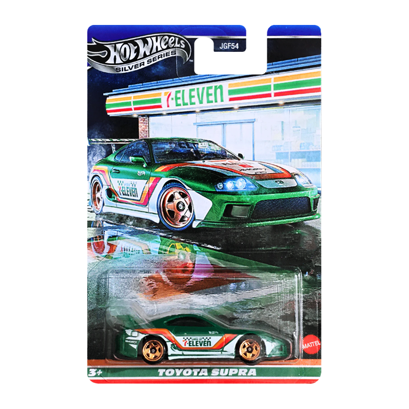 Тематическая Машинка Hot Wheels Toyota Supra 1:64 JGF54 Green - Retromagaz
