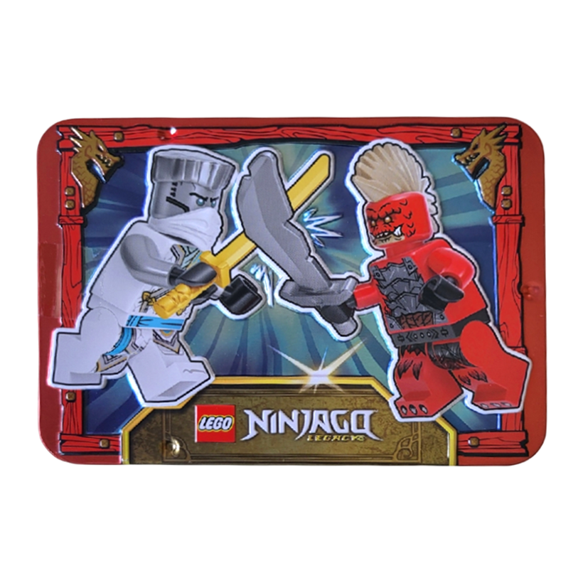 Конструктор Lego Zane vs. Dragonian Scout Metal Box Ninjago 112505 Новий - Retromagaz