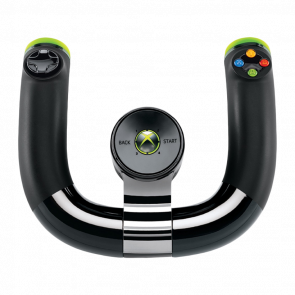 Кермо Microsoft Xbox 360 Wireless Speed Wheel Black Б/У - Retromagaz