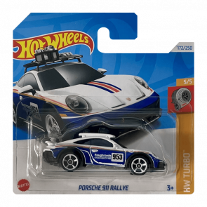 Машинка Базова Hot Wheels Porsche 911 Rallye Turbo 1:64 HRY70 White