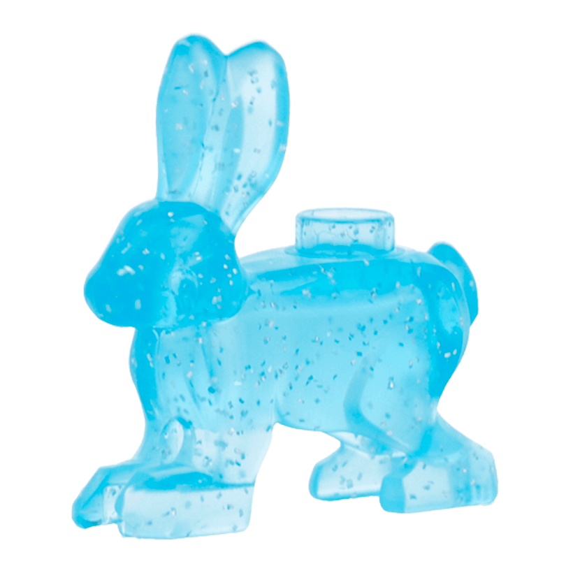Фігурка Lego Земля Hare Animals 67900 6300146 Glitter Trans-Light Blue Б/У - Retromagaz