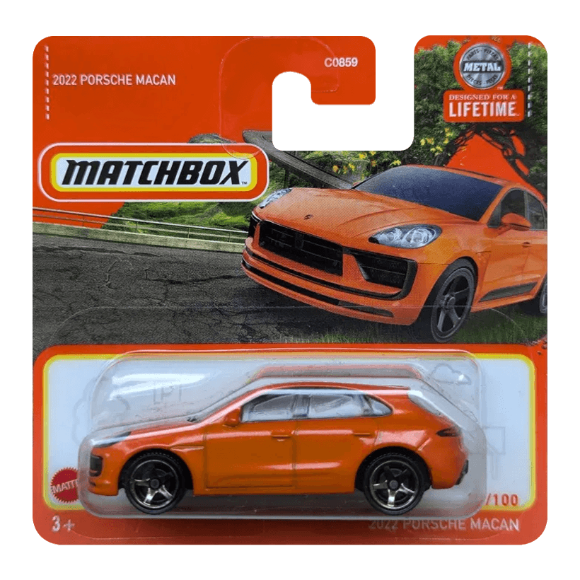 Машинка Велике Місто Matchbox Porsche Porsche Macan Road Trip 1:64 HKX28/HVN65 Orange - Retromagaz
