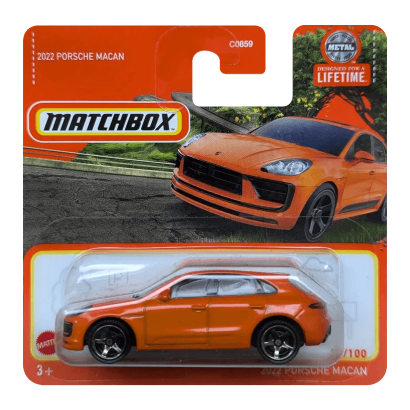 Машинка Велике Місто Matchbox Porsche Macan Roadtrip 1:64 HKX28/HVN65 Orange - Retromagaz