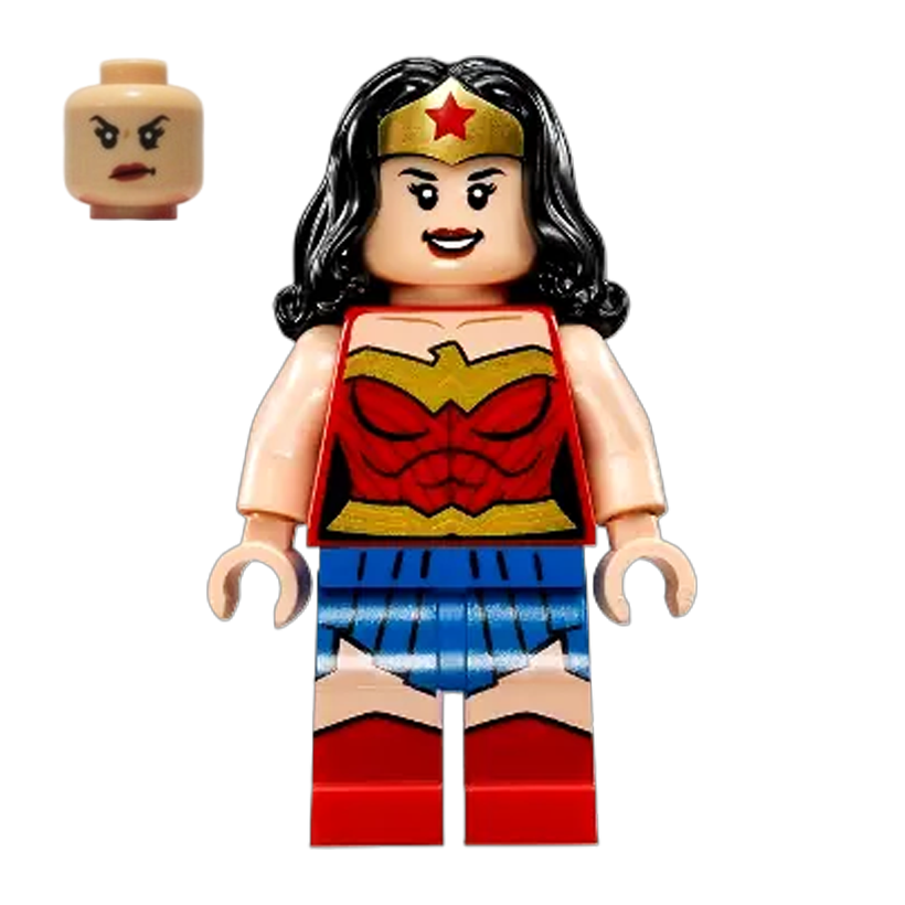 Фигурка Lego DC Wonder Woman Gold Tiara Blue Skirt Super Heroes sh0456 Б/У - Retromagaz
