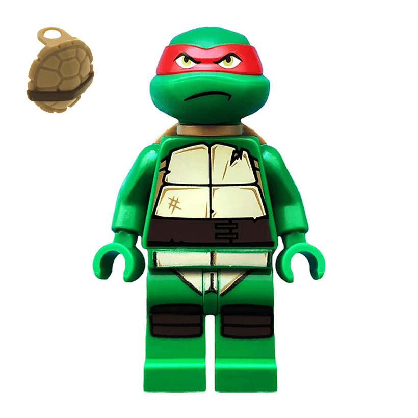Фигурка Lego Teenage Mutant Ninja Turtles Raphael Cartoons tnt015 Б/У - Retromagaz