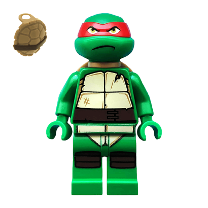 Фигурка Lego Teenage Mutant Ninja Turtles Raphael Cartoons tnt015 1 Б/У - Retromagaz