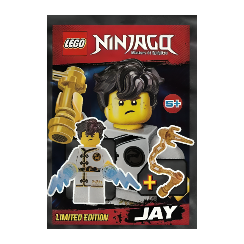 Конструктор Lego Фігурка Jay #4 Wu-Cru Training Gi Foil Pack Ninjago 891833 njo0348 Новий - Retromagaz