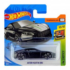 Машинка Базова Hot Wheels Aston Martin DBS Exotics FYC35 Black Новий - Retromagaz