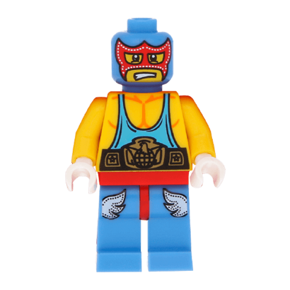 Фігурка Lego Collectible Minifigures Series 1 Super Wrestler col010 2 Б/У Нормальний - Retromagaz