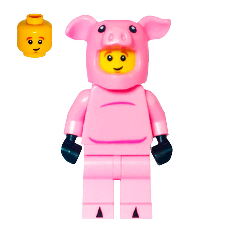 Фігурка Lego Series 12 Piggy Guy Collectible Minifigures col12-14 col192 Б/У - Retromagaz