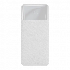 Портативний Акумулятор Power Bank Baseus Bipow Digital Display (PPDML-N02) White 30000 mAh 20 W Новий