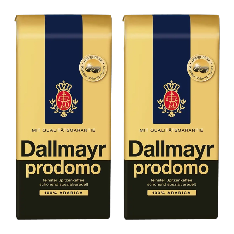 Набор Кофе в Зернах 2шт Dallmayr Prodomo 500g - Retromagaz