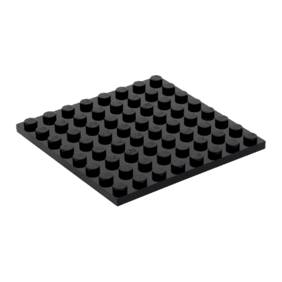 Пластина Lego Обычная 8 x 8 41539 42534 4166619 Black 2шт Б/У - Retromagaz