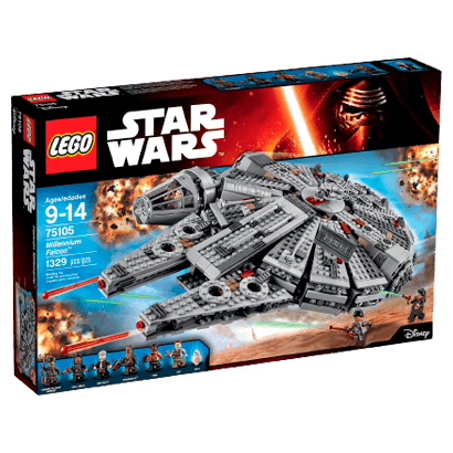 Набір Lego Millennium Falcon Star Wars 75105 Новий - Retromagaz