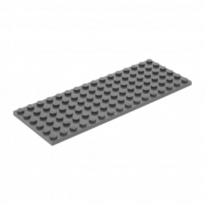 Пластина Lego Звичайна 6 x 16 3027 4226358 Dark Bluish Grey 4шт Б/У - Retromagaz