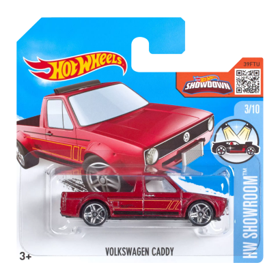Машинка Базовая Hot Wheels Volkswagen Caddy Showroom 1:64 DHR28 Red - Retromagaz