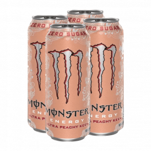 Набір Напій Енергетичний 4шт Monster Energy Ultra Peachy Keen Zero Sugar 500ml Набір Напій Енергетичний 4шт Monster Energy Ultra Peachy Keen Zero Sugar 500ml - Retromagaz