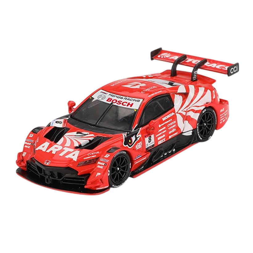 Машинка Premium MINI GT Honda NSX-GT "Type S" GT500 #8 "ARTA MUGEN NSX-GT " ARTA 2023 SUPER GT Series 1:64 MGT00786-BL Red - Retromagaz