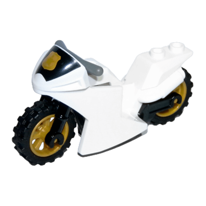Транспорт Lego Sport Bike Мотоцикл 18895c05pb01 6167823 6228567 6104030 6298539 White Б/У - Retromagaz