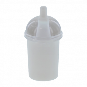 Їжа Lego Dome Lid Cup and Straw with Trans-Clear Lid 20398c01 6189348 White Б/У