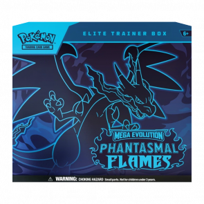 Картки Коллекционные Игра Pokemon Mega Evolutions Phantasmal Flames - Elite Trainer Box - Retromagaz