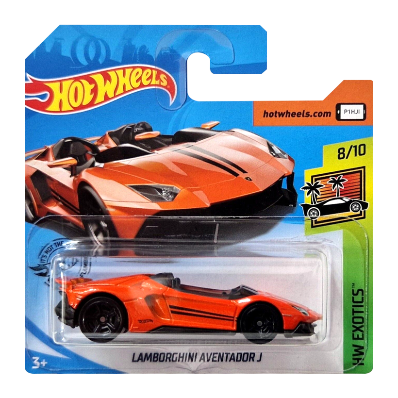 Машинка Базова Hot Wheels Lamborghini Aventador J Exotics 1:64 FYD74 Orange - Retromagaz