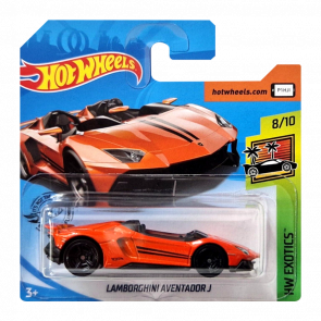 Машинка Базовая Hot Wheels Lamborghini Aventador J Exotics 1:64 FYD74 Orange