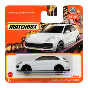 Машинка Большой Город Matchbox Porsche Cayenne Turbo Metro 1:64 HVN96 White - Retromagaz