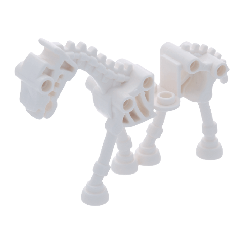 Фігурка Lego Земля Horse Skeletal Animals 59228 74463 6002025 Glow In Dark White Б/У - Retromagaz