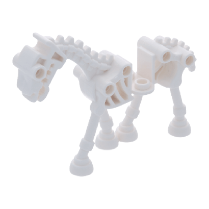 Фігурка Lego Horse Skeletal Animals Земля 59228 74463 1 6002025 Glow In Dark White Б/У - Retromagaz