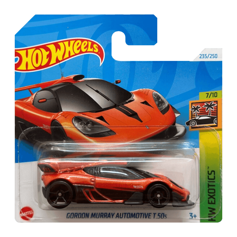 Машинка Базовая Hot Wheels T.50s Exotics 1:64 HRY89 Orange - Retromagaz