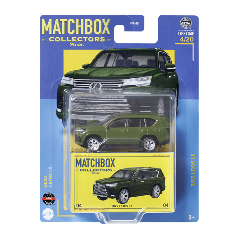 Машинка Premium Matchbox 2022 Lexus LX Collectors 1:64 HVW19 Green - Retromagaz