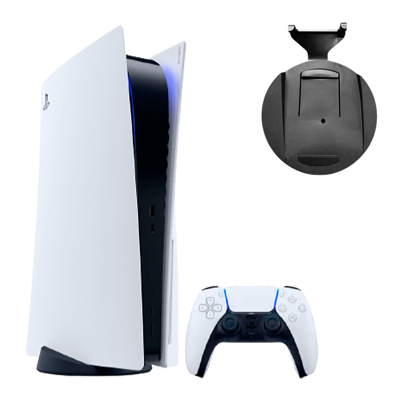 Набір Консоль Sony PlayStation 5 Blu-ray 825GB White Без Геймпада Б/У  + Підставка Black - Retromagaz